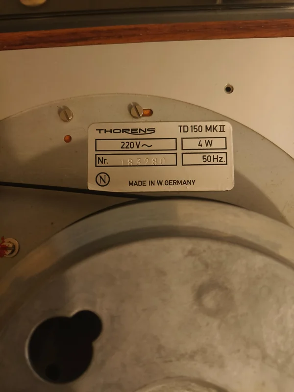 Thorens TD150-MK2 - Bild 5 av 5