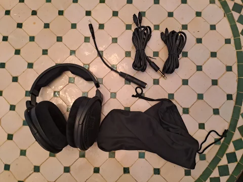 Sennheiser HD 660S2, öppna hörlurar + hörlurstativ och ...