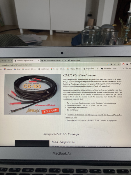 Harmonix högtalarkablar - Bild 3 av 3