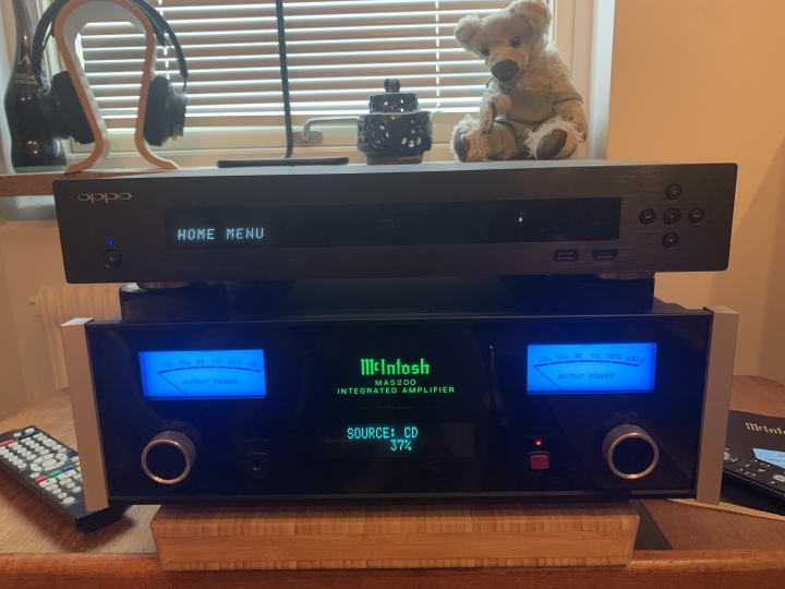 Mcintosh MA5200 +Oppo Bdp-103