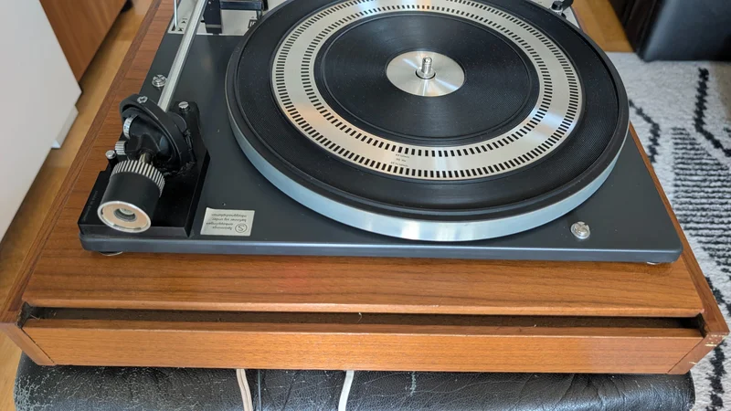 Renoverad Dual 1219 skivspelare - Bild 3 av 6
