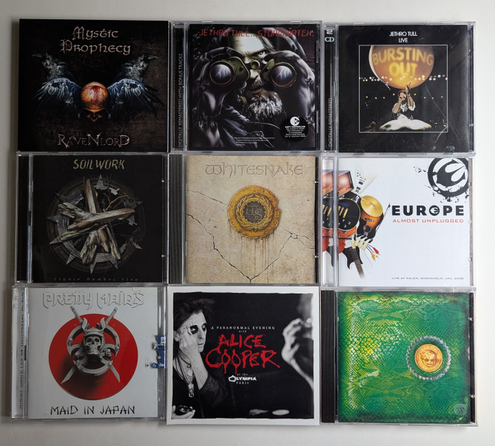 Div rock / prog rock CD 30:- st