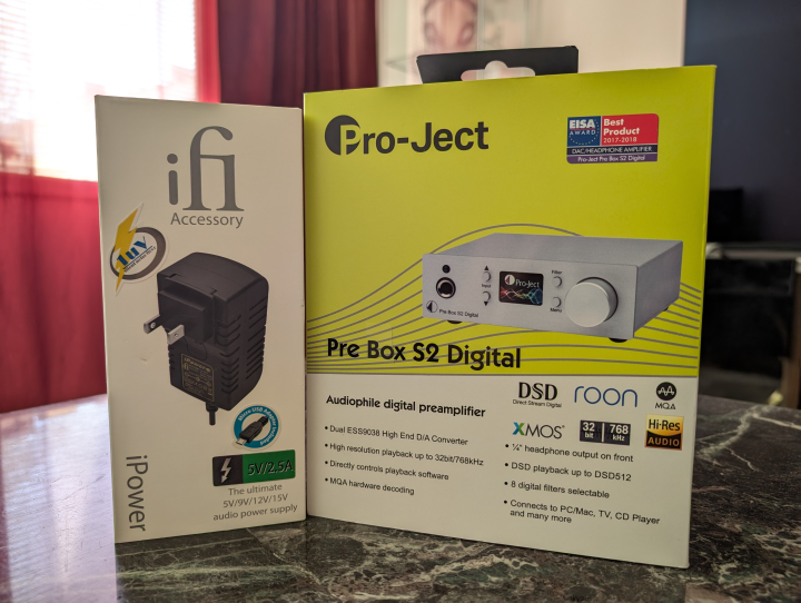 Pre Box S2 Digital Dac + IFI 5v