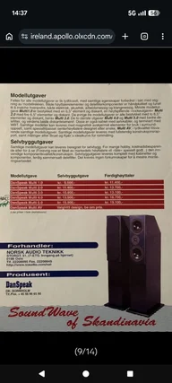 Danspeak Multi. Tom Kaiser h&ouml;gtalare.