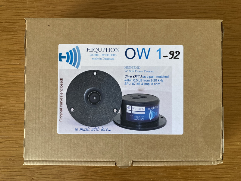 Hiquphon OWI-92 diskantelement, 2 st nya - Bild 1 av 4