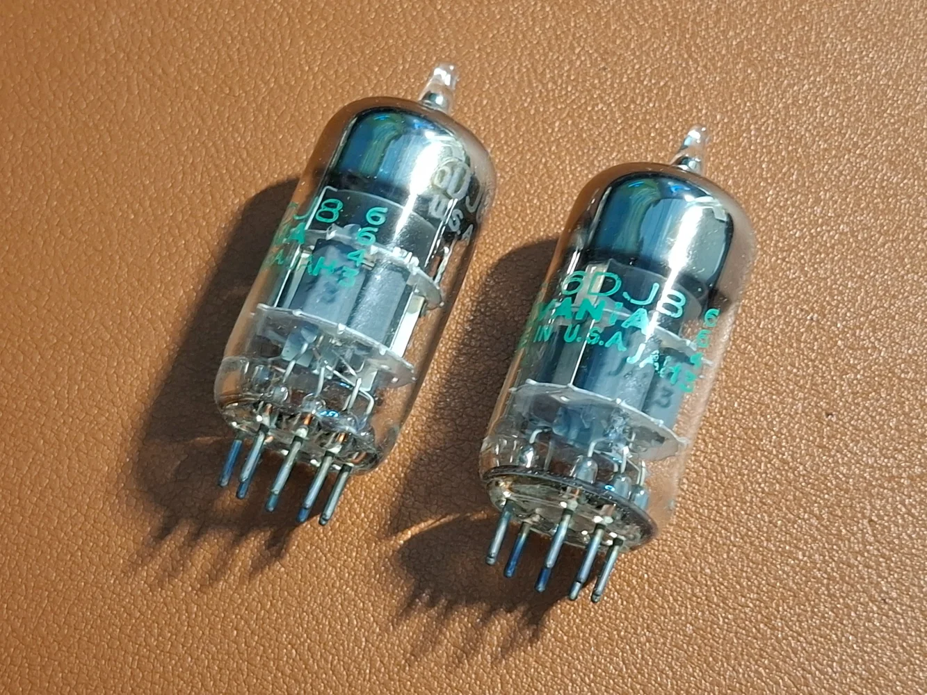 Sylvania JHS 6DJ8 / ECC88 &ndash; NOS matchat par &ndash; USA 1966 - Bild 5 av 7