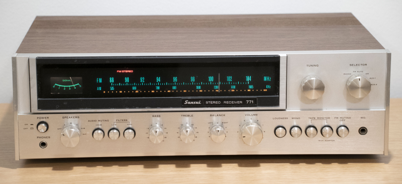 Sansui 771 AM/FM Stereo Receiver (1973-77) Sansui 771 AM/FM Stereo Receiver (1973-77) - Bild 1 av 5