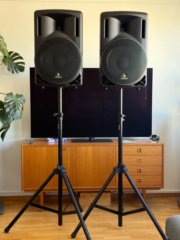 PA-system &ndash; Sensationella Live-/konserth&ouml;gtalare B215A med stativ - Bild 1 av 2