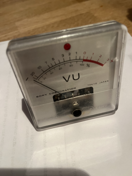 VU mätare STORA (från Sony TC630)  - Bild 5 av 5