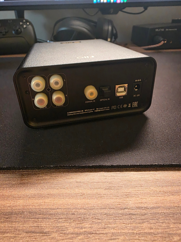 FiiO K7 DAC/Hörlursförstärkare, Svart FiiO K7 DAC/Hörlursförstärkare, Svart - Bild 3 av 3