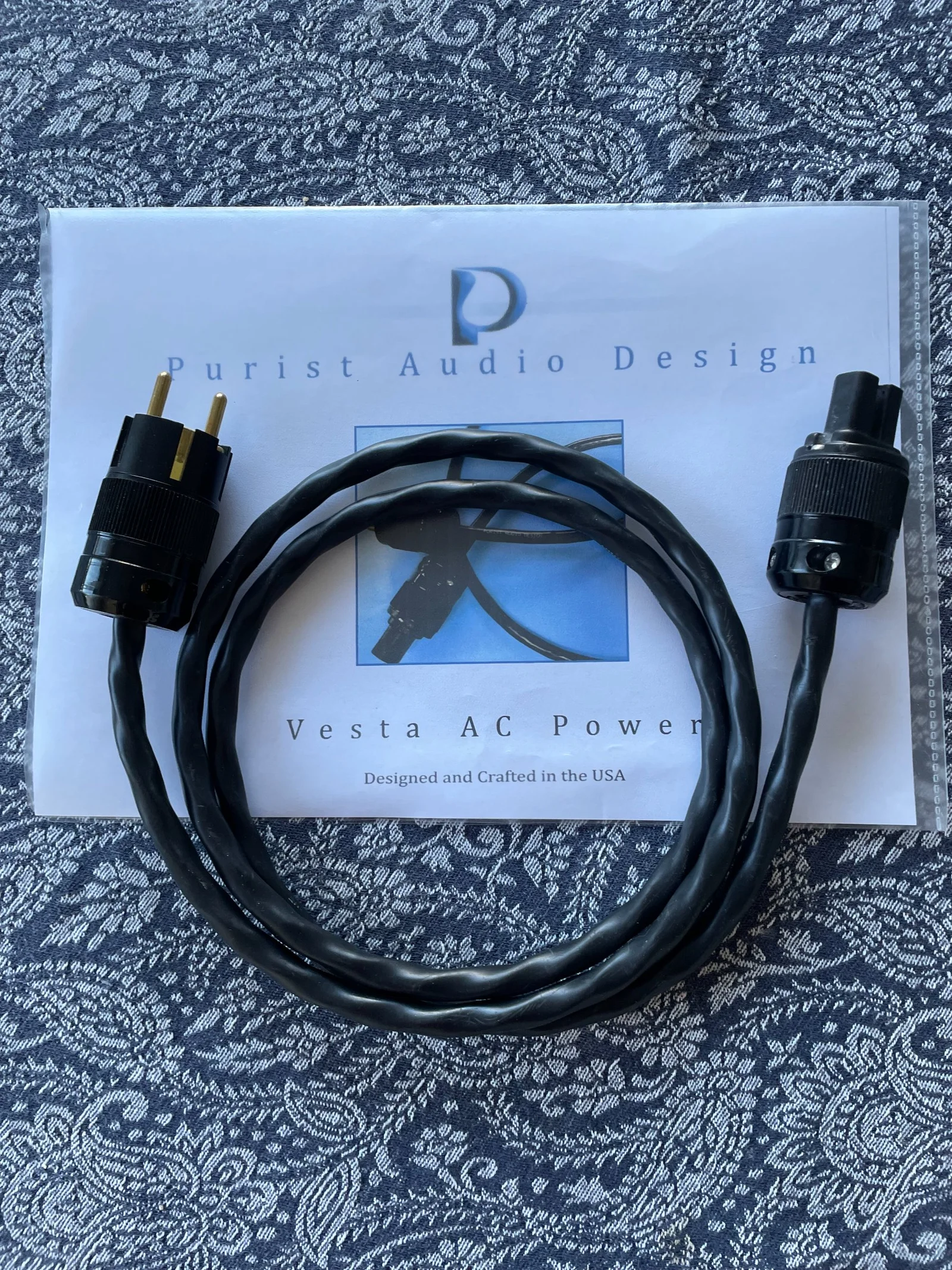 PURIST AUDIO DESIGN  VESTA N&Auml;TKABEL 1,5n - Bild 1 av 1