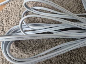 Supra högtalarkablar 1 st 4.0 mm 6m o 1 st 2.5 mm 8 meter