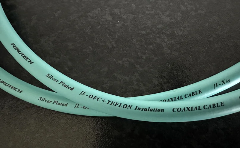 Furutech OFC Teflon Digitalkabel BNC, 75 ohm, 1 m - Bild 2 av 2