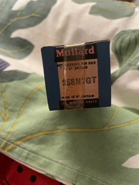 25SN7GT Mullard!!!!! Mycket Exklusivt R&ouml;r!!!!! - Bild 2 av 4