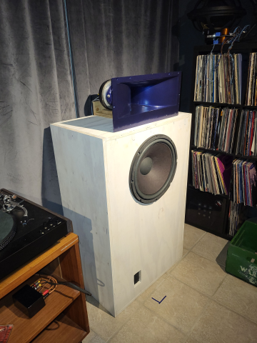 Altec wannabe B&C DE 75 + B&C 15" bas
