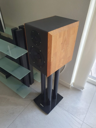 Custom-Built Speakers with Stands