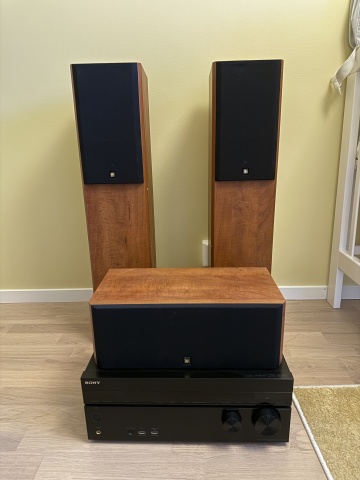 Komplett hifi/hemmabiosystem - KEF Cresta + Sony STR-DN1040