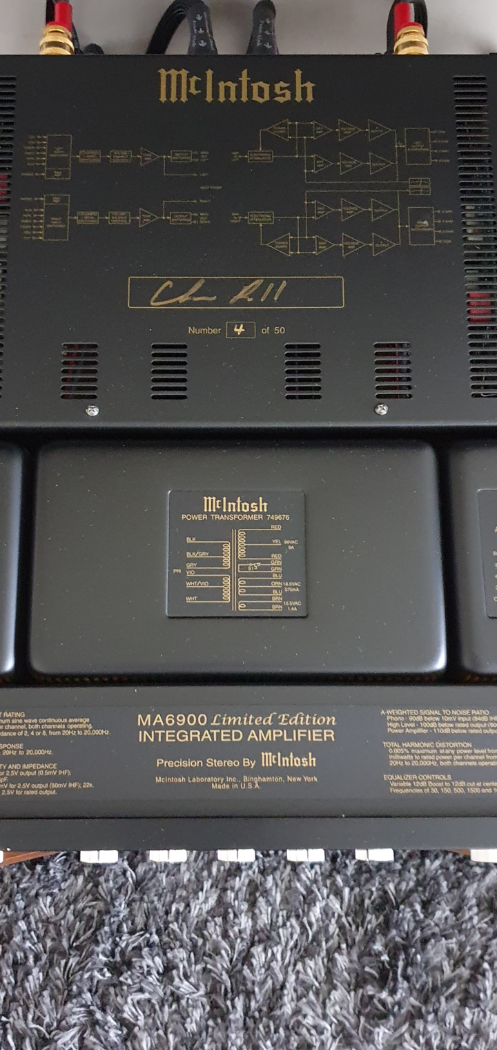Mcintosh ma6900 limited edition ..eller bytes..