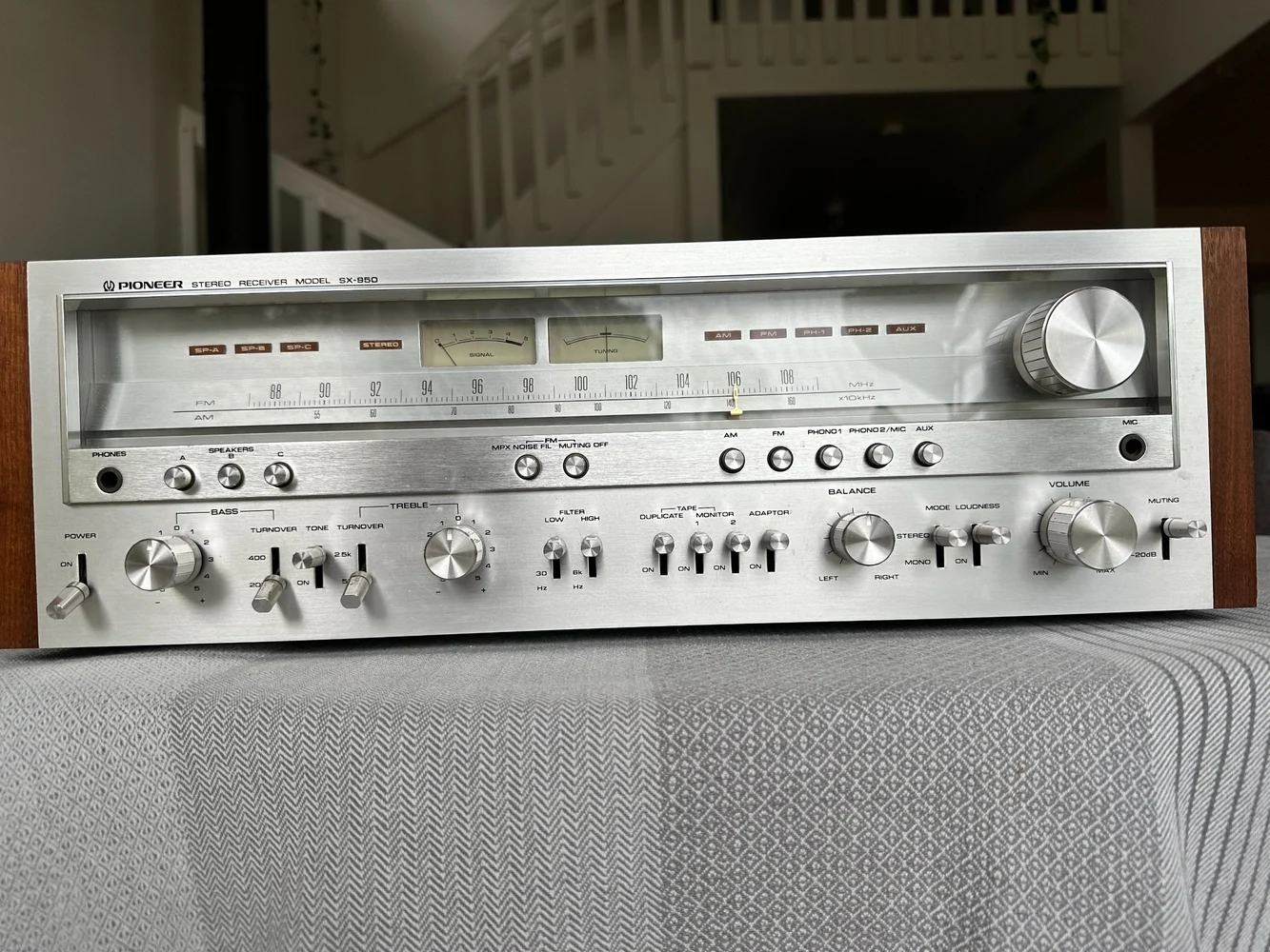 Pioneer SX-950 &ndash; originalkartong &ndash; servad med kvitto - Bild 2 av 9