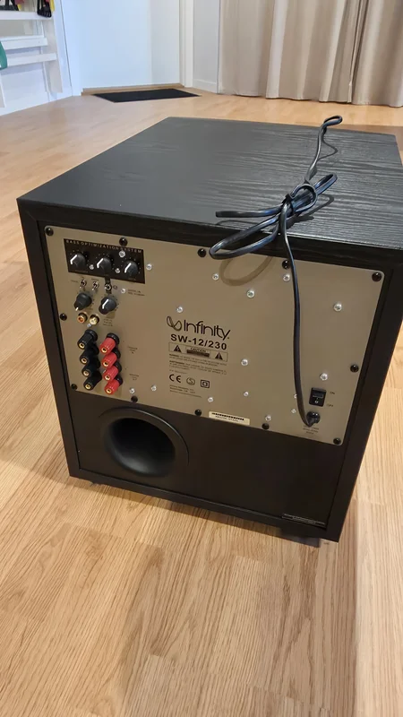 Infinity Subwoofer 12 tum - Bild 7 av 7