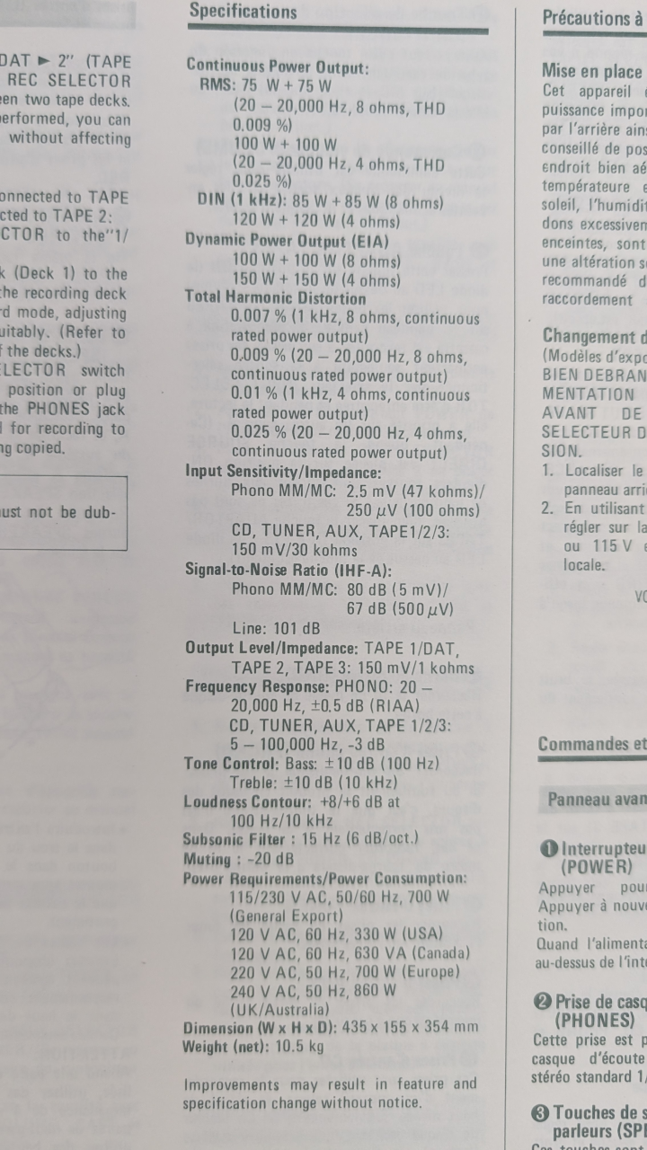 Teac A-X5000 förstärkare