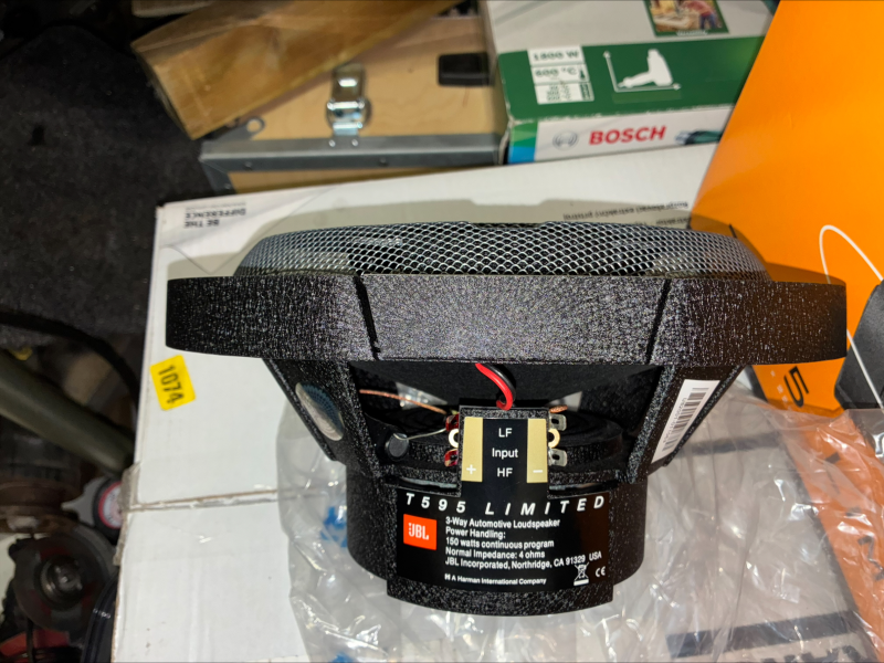 JBL T595 LIMITED 6"x9" 3-vägs bilhögtalare. Nya i kartong - Bild 5 av 5