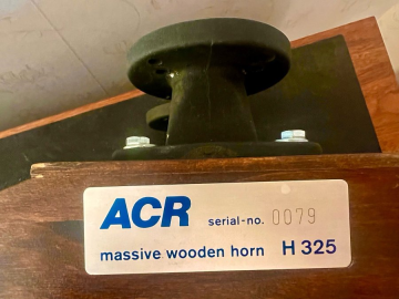 FOSTEX H325 Wooden Horn. + Fostex Throat.