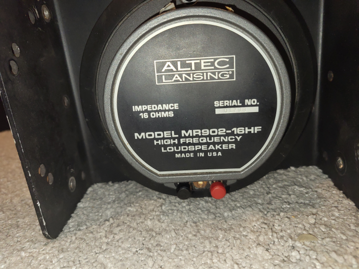 Altec 902 compression driver + horn