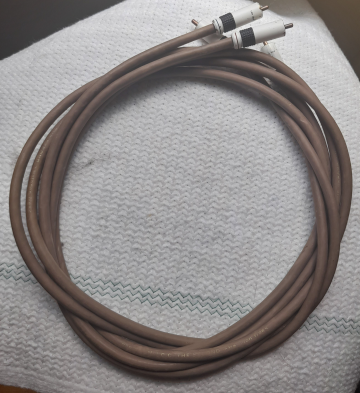 Kabelrensning 2... 1-2m par RCA/XLR