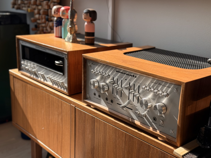 Marantz Model 1250, Integrerad förstärkare + Radiodel, Model 150 m. oscilloskop (WC22) 1977-1979