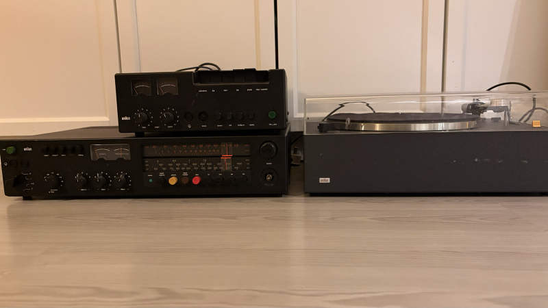 Braun stereo – Braun Regie CEV520, Braun TGC 450, Braun PS500 - Bild 1 av 1