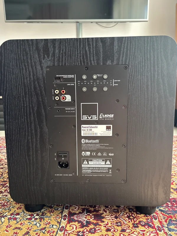 SVS SB-3000 subwoofer inklusive SVS SoundPath Isolation System-fötter SVS SB-3000 subwoofer inklusive SVS SoundPath Isolation System-fötter - Bild 3 av 4
