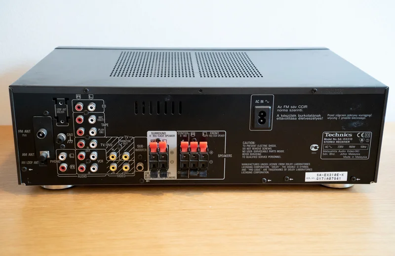 Technics SA-EX310 AV Control Stereo Receiver (1996-98) - Bild 3 av 3
