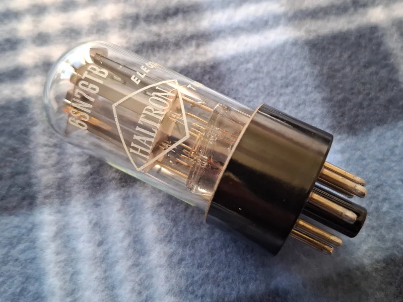 Haltron 6SN7GTB &ndash; NOS i originalkartonger &ndash; Matchat par  - Bild 6 av 7