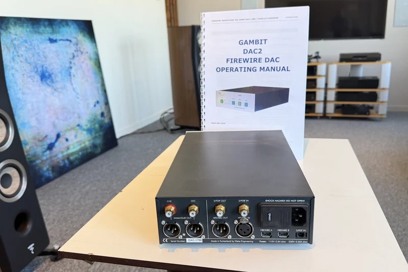 Weiss Gambit DAC2 - Begagnad DAC Weiss Gambit DAC2 - Begagnad DAC - Bild 2 av 2