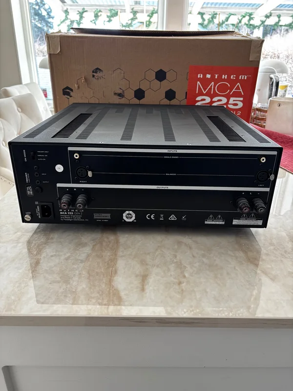 Anthem MCA 225 Gen 2 – High-End slutsteg (2x225W) Anthem MCA 225 Gen 2 – High-End slutsteg (2x225W) - Bild 4 av 5