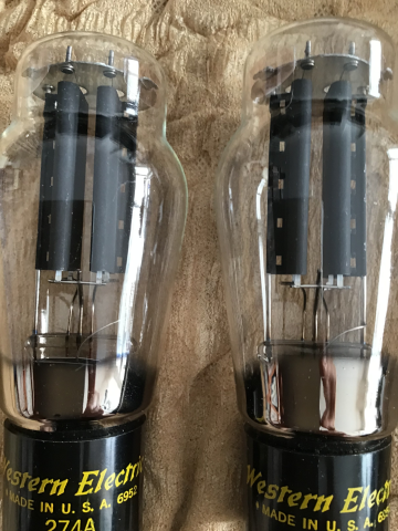 Western Electric 274A likriktar rör / Rectifier 