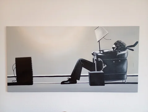 Tavla - Maxell's hifi-reklam "Blown away"