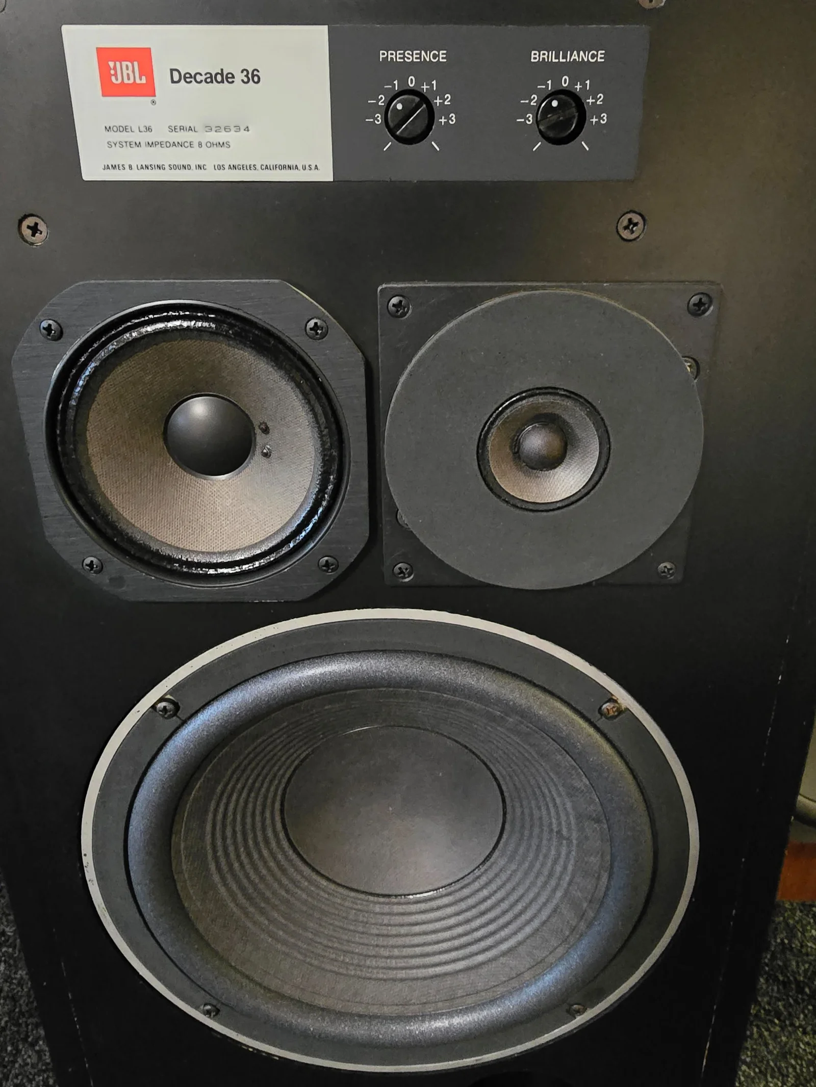 JBL L-36 Decade JBL L-36 Decade - Billede 7 af 10