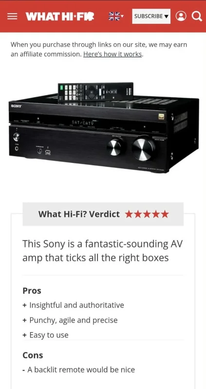 Sony STR-DN1080 Atmos/AirPlay/Spotify Connect  - Bild 4 av 5