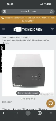 Pro-Ject phonobox ds riaa f&ouml;rst&auml;rkare 