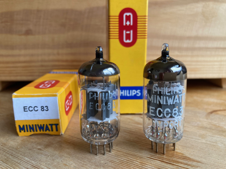 Matchat par Philips ECC83 NOS - sänkt pris!