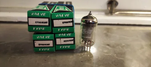 4 st Zaerux EF86/6267 NOS "Made in USSR" 70 talet. Test...