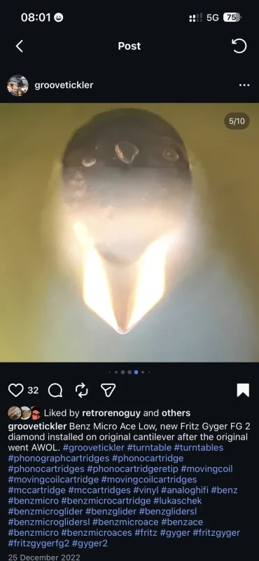 Benz micro Ace L - groovetickler Benz micro Ace L - groovetickler - Bild 2 av 4