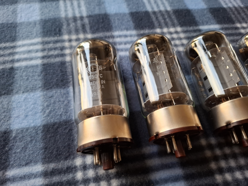 6550 (KT88) Svetlana Winged =C= NOS Matchad kvartett (TAD) - Bild 6 av 7