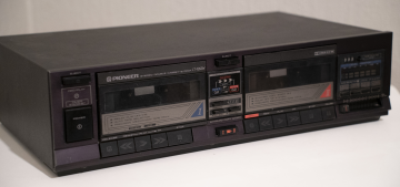 Pioneer CT-1060W Double Cassette Deck (1985)