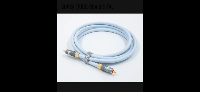 Supra Trico Coax 1RCA &ndash; 1RCA /1m - Bild 1 av 1