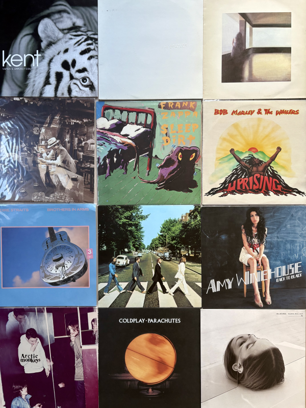 12 vinylskivor,, Kent, Beatles , Dire straits, Frank zappa 12 vinylskivor,, Kent, Beatles , Dire straits, Frank zappa - Bild 1 av 1