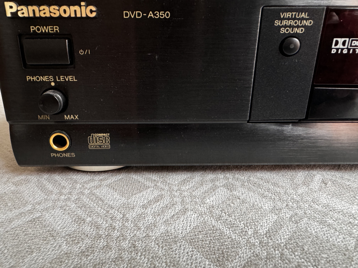 Panasonic DVD-A350 Spelare