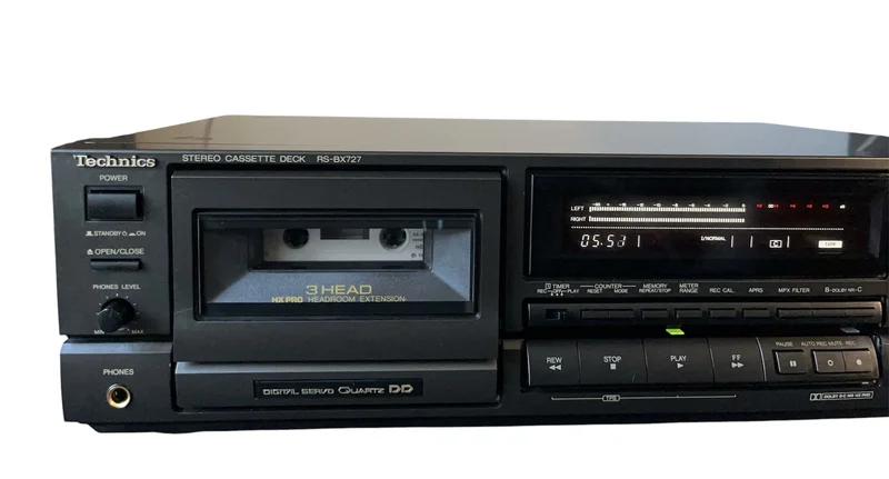 Technics RS-BX727 – 3-Head Cassette Deck – Nyservad & Fullt Testad Technics RS-BX727 – 3-Head Cassette Deck – Nyservad & Fullt Testad - Bild 2 av 9